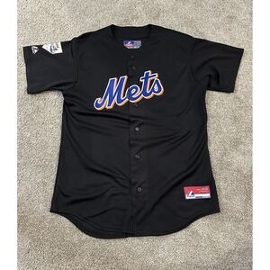 New York Mets Majestic Jersey Black  #6 Size Medium